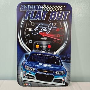 Dale Earnhardt Jr #88 Nascar Nationwide Flat Out Racing Plastic Sign 11"x17"